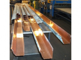 Copper Patina Gutter 1