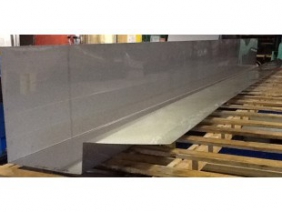 21ft SS Internal Gutter