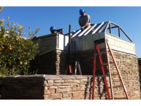 Stainless Steel BBQ Hood 1
